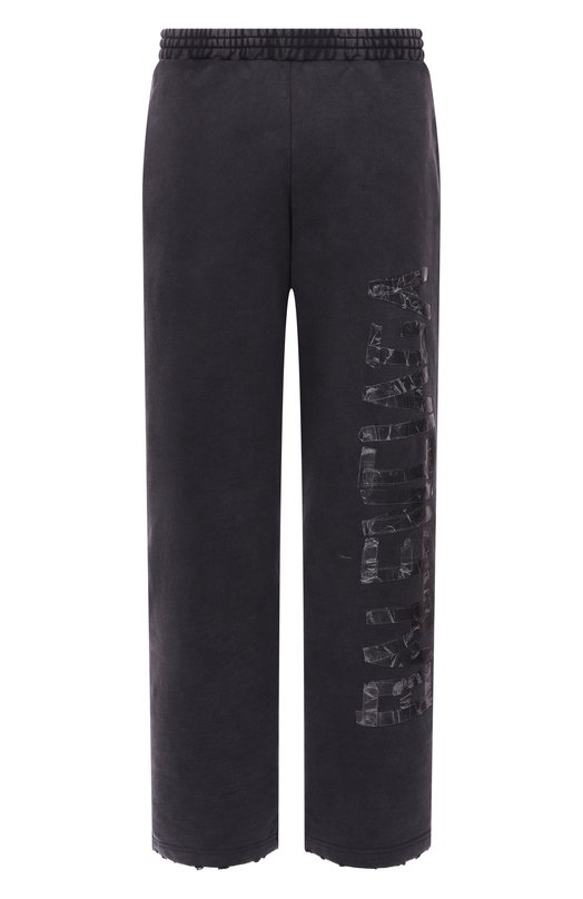 Хлопковые брюки Balenciaga 846917/TTVE7 Серый 846917/TTVE7