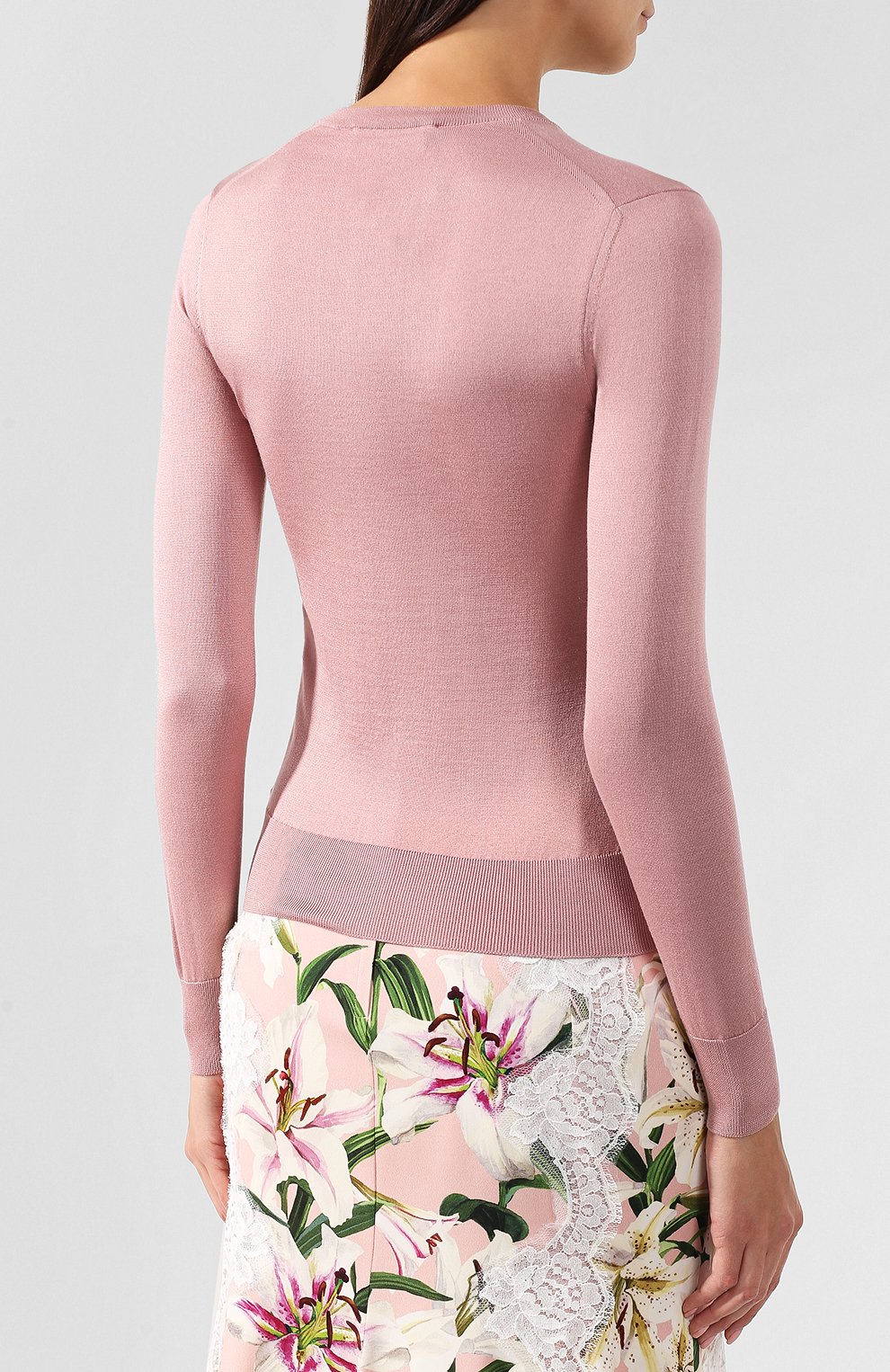 Шелковый кардиган DOLCE & GABBANA, арт. FX138Z/JASHE, фото 4