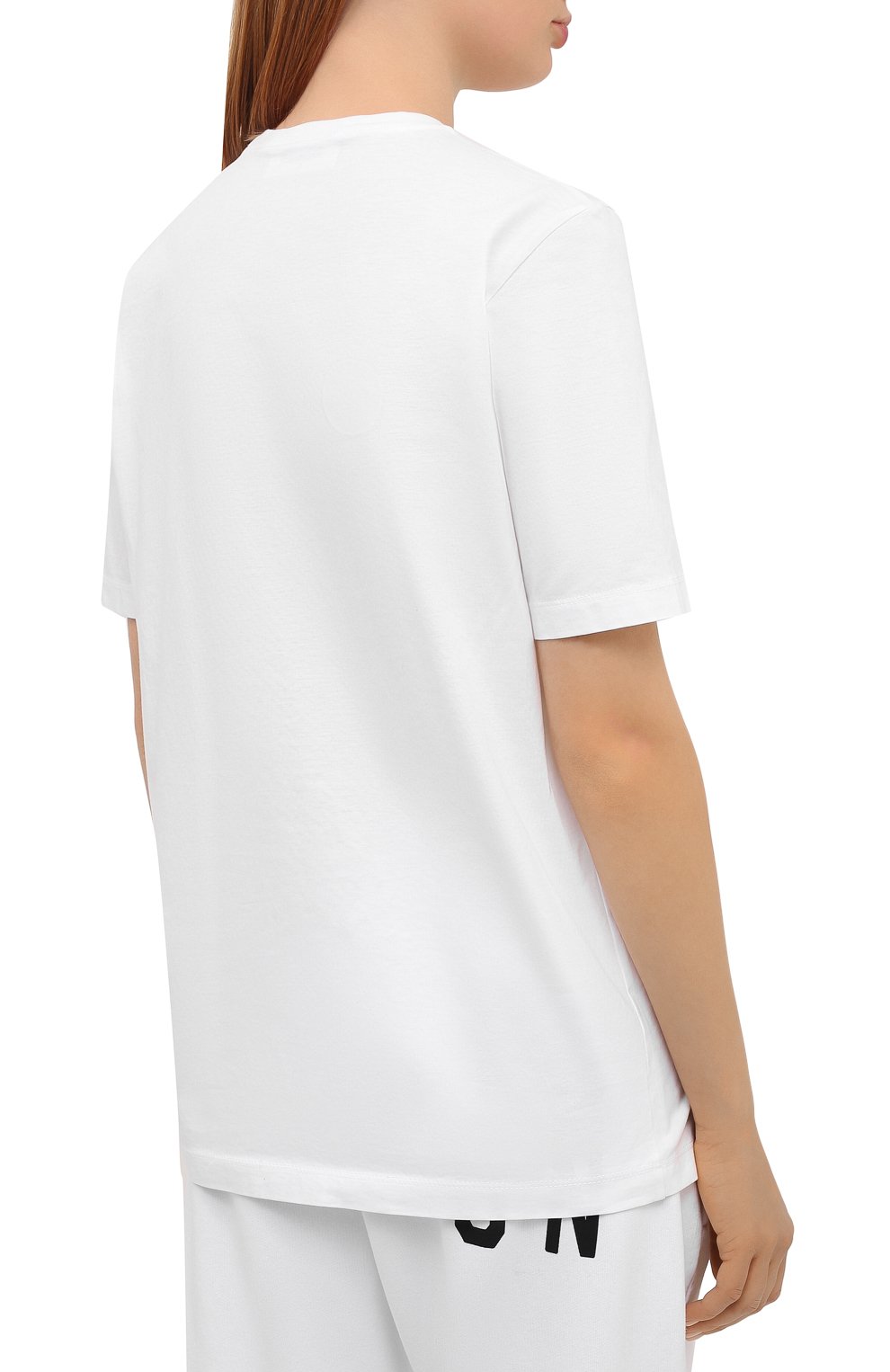 Хлопковая футболка DSQUARED2 белого цвета по цене 24050 руб., арт. S80GC0024/S23009, фото 4 Хлопковая футболка DSQUARED2, арт. S80GC0024/S23009, фото 4