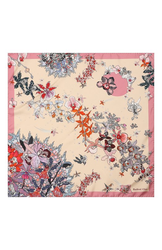 Шелковый платок Milky Way Radical Chic 493365.07.01 Бежевый  493365.07.01 Фото 4