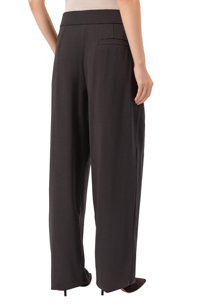 Шерстяные брюки GIORGIO ARMANI темно-коричневого цвета по цене 215000 руб., арт. GW001968/TE17230, фото 4 Шерстяные брюки GIORGIO ARMANI, арт. GW001968/TE17230, фото 4