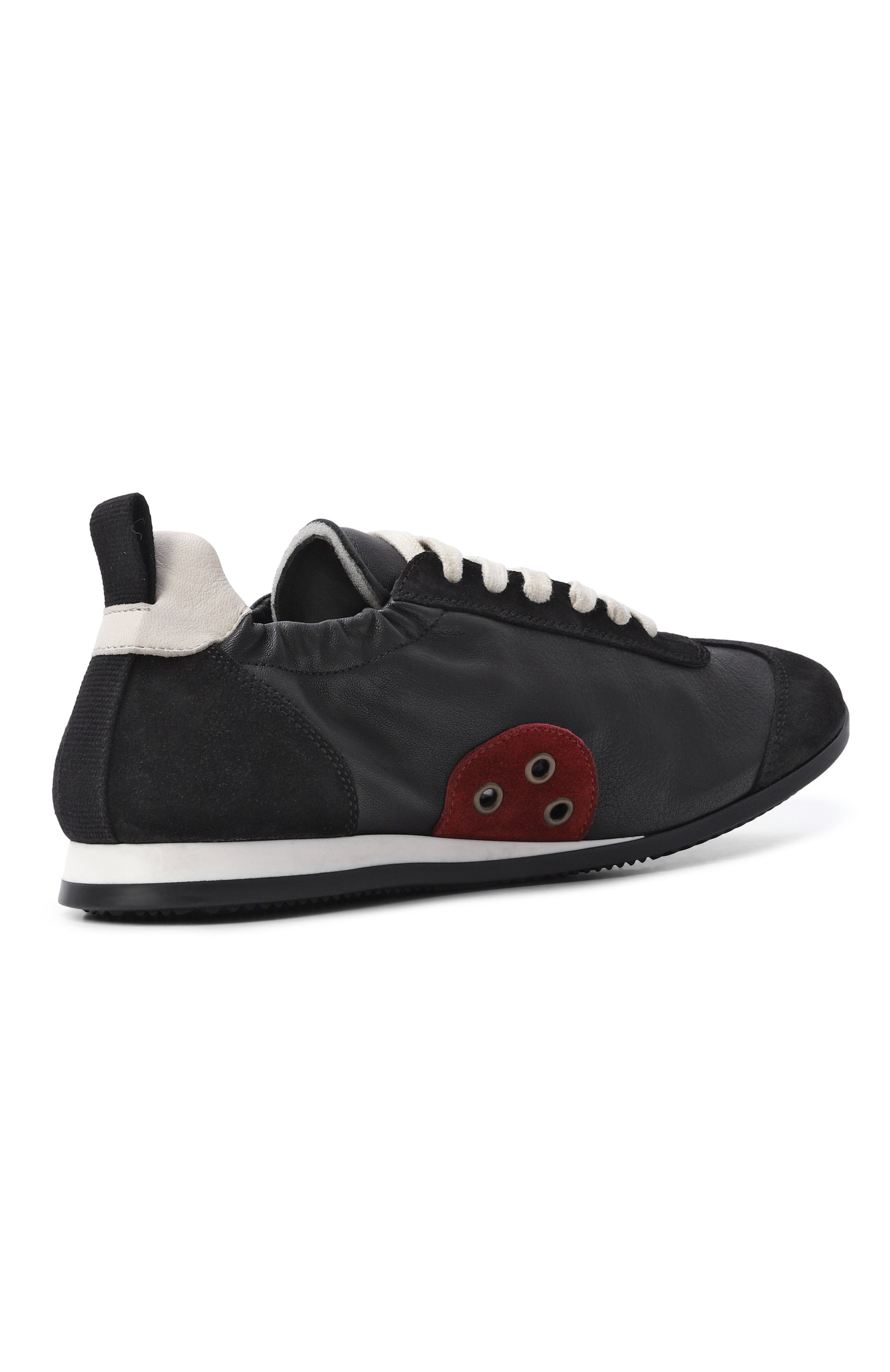 Кожаные кроссовки UMA WANG черного цвета по цене 88950 руб., арт. US9087, фото 5 Кожаные кроссовки UMA WANG, арт. US9087, фото 5