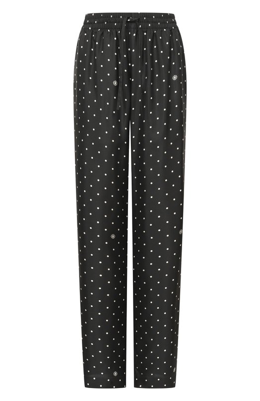 Атласные брюки Elie Saab P0181PR26/TL002 Чёрный P0181PR26/TL002