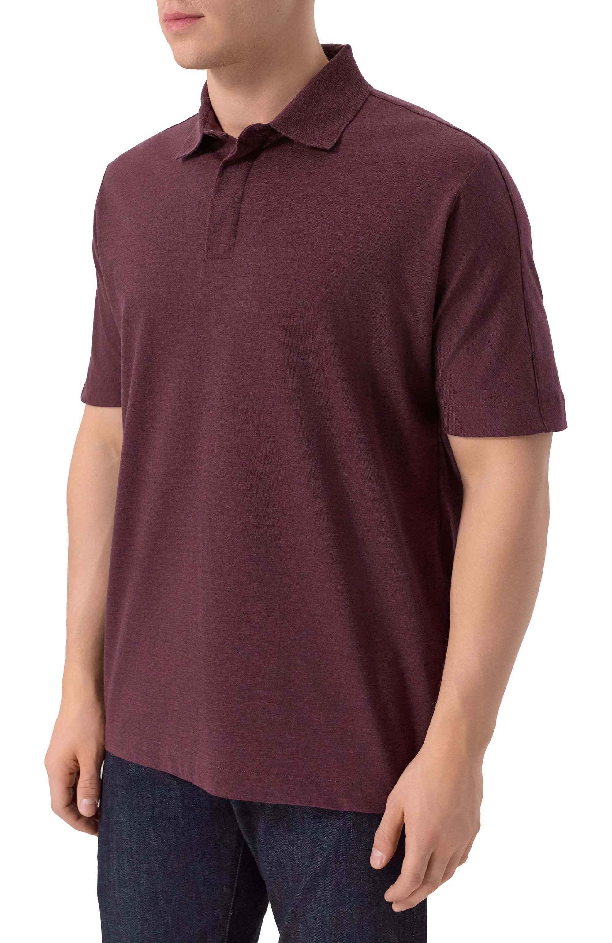 Поло из лиоцелла и хлопка BOSS, арт. 50548972, фото 3