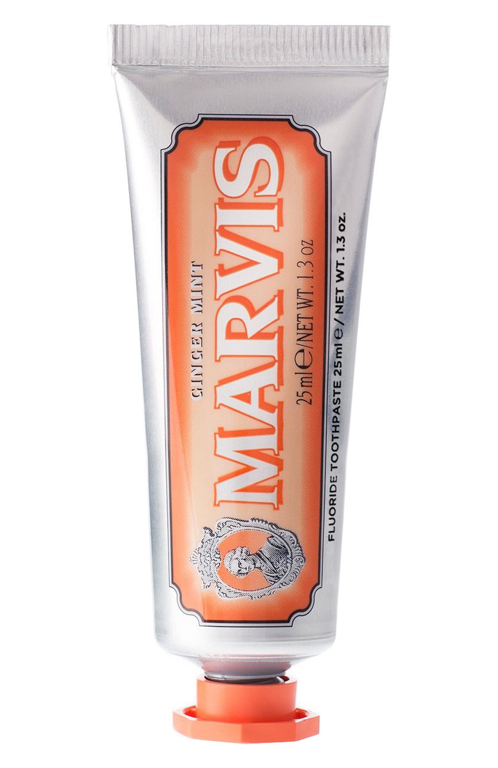 Зубная паста "мята и имбирь" (25ml) MARVIS бесцветного цвета по цене 450 руб., арт. 411133, фото 1 Зубная паста "мята и имбирь" (25ml) MARVIS, арт. 411133, фото 1