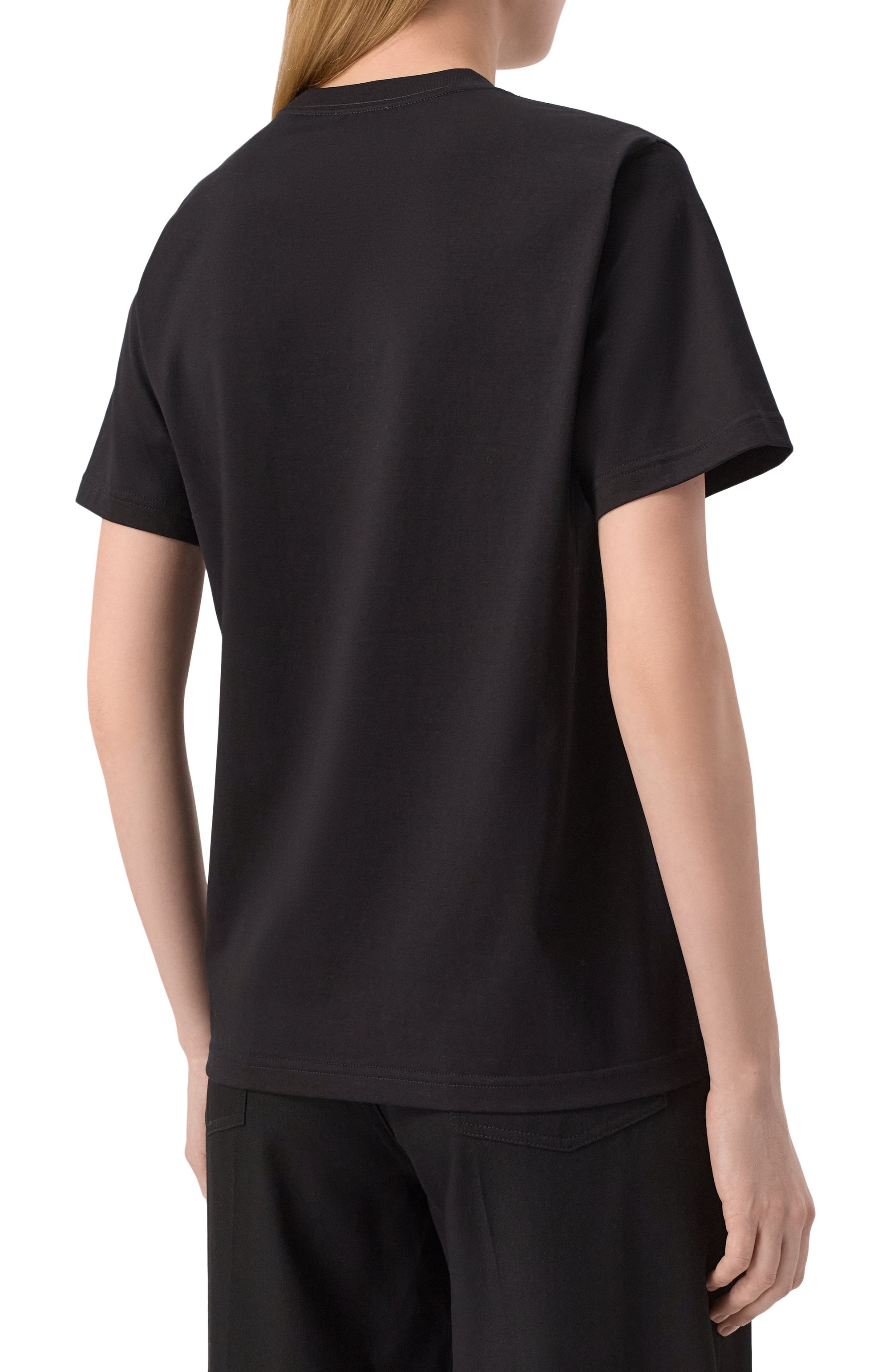 Хлопковая футболка BURBERRY, арт. 8080324, фото 4