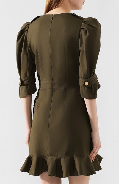 Хлопковое платье ALEXANDER MCQUEEN, арт. 605282/QFAAE, фото 4