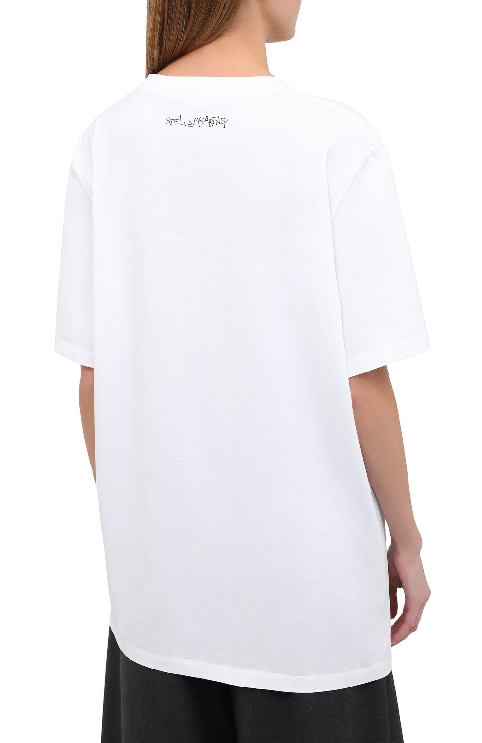Хлопковая футболка STELLA MCCARTNEY, арт. 569294/SMP79, фото 4