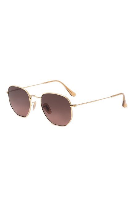Женские солнцезащитные очки RAY-BAN коричневого цвета, арт. 3548N-912443 | Фото 1 (Нос: Не проставлено; Региональные ограничения белый список (Axapta Mercury): Не проставлено)