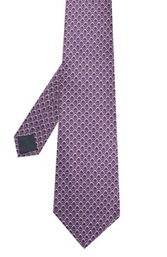 Мужской комплект из галстука и платка LANVIN сиреневого цвета, арт. 4206/TIE SET | Фото 2 (Материал: Текстиль, Шелк; Материал сплава: Проставлено, Проверено; Нос: Не проставлено; Статус проверки: Проверено, Проверена категория)