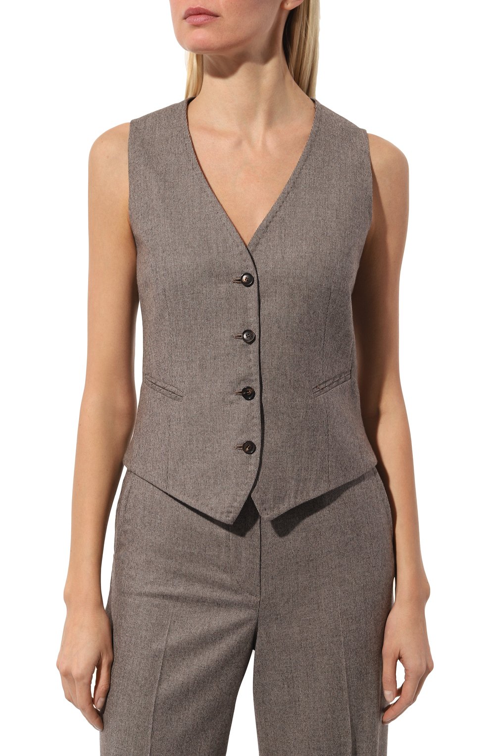 Жилет из шерсти и кашемира KITON, арт. D47456K0104E05, фото 3