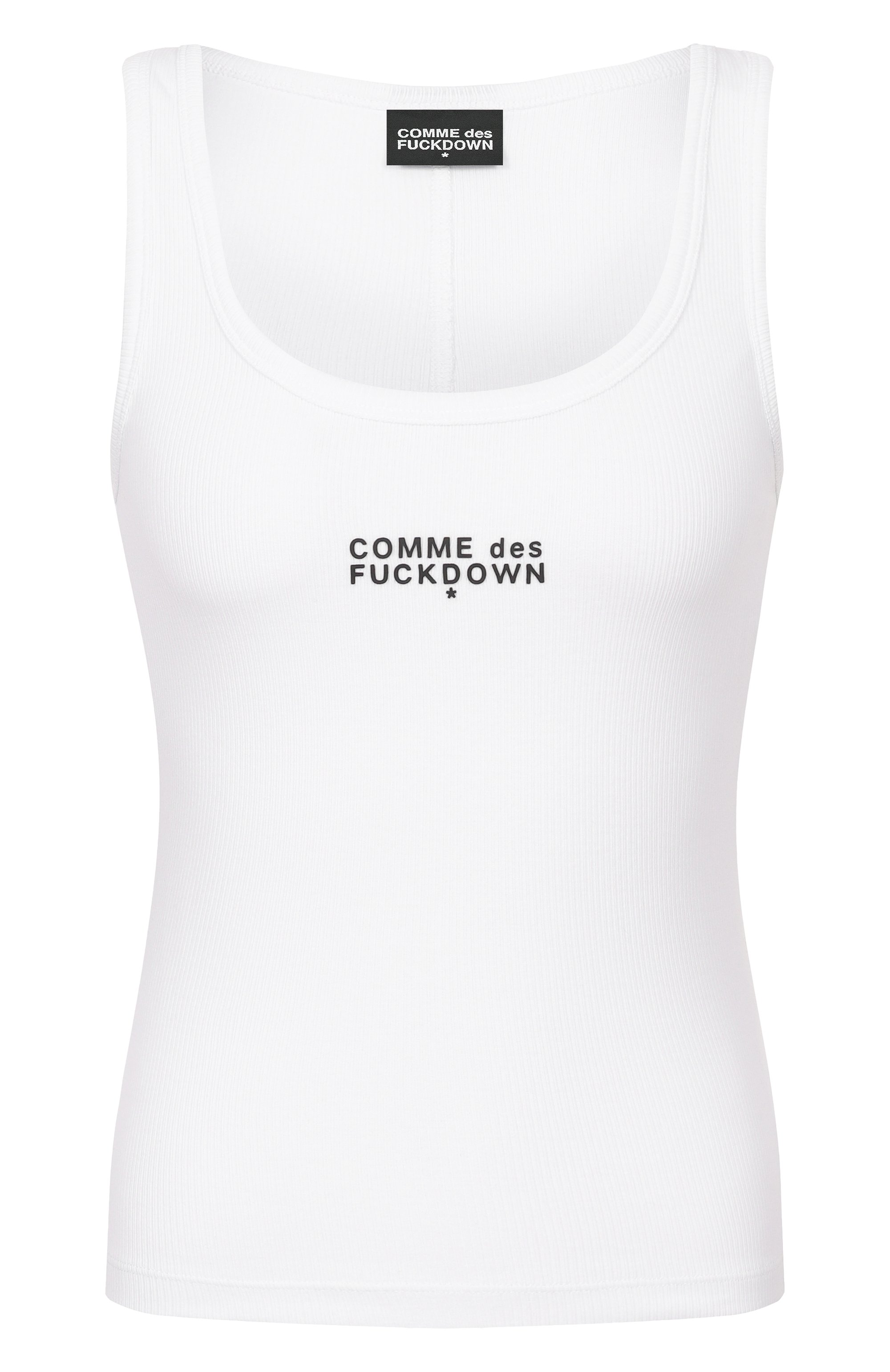 Хлопковая майка COMME DES FUCKDOWN, арт. CFABW01672, фото 1