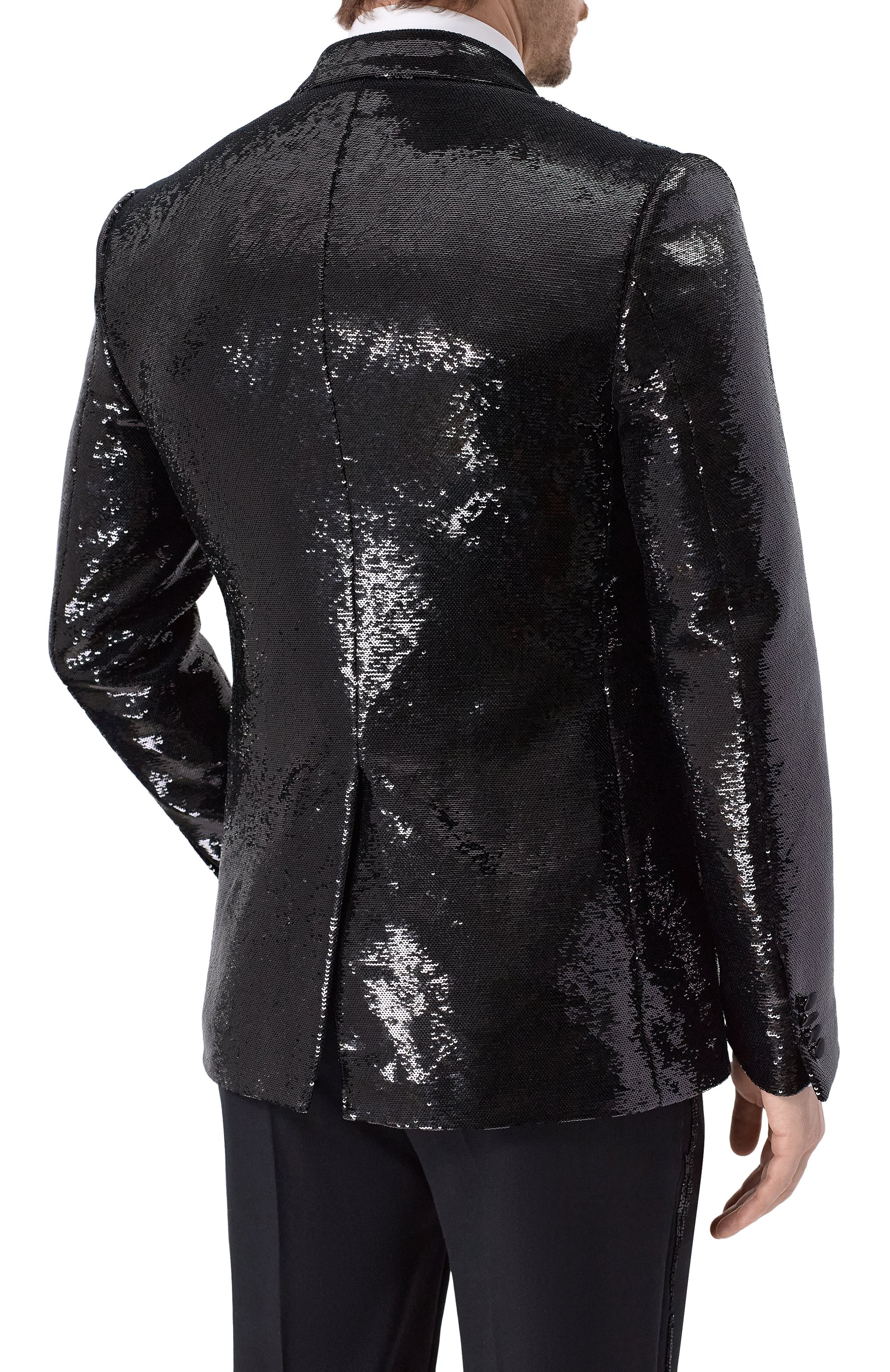 Пиджак с отделкой из пайеток DOLCE & GABBANA, арт. G2TV8T/FLSIM, фото 4