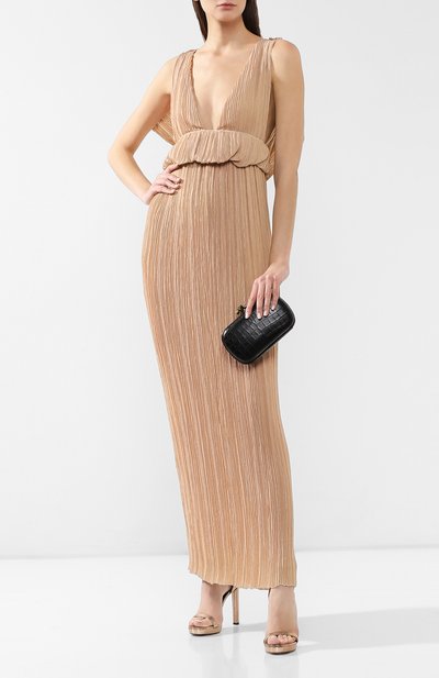 Клатч chain knot из кожи крокодила BOTTEGA VENETA, арт. 498478/VIABA/CNIL, фото 2