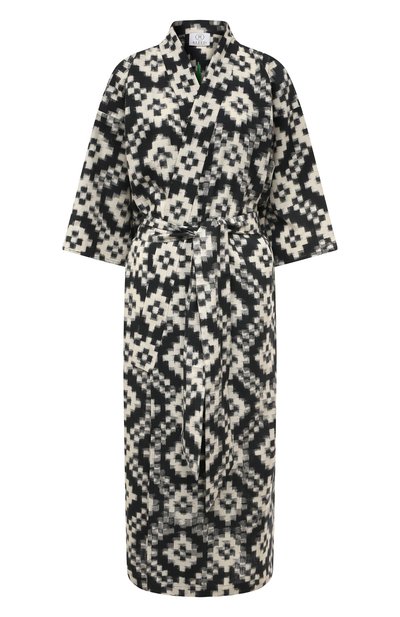 Хлопковое кимоно KLEED LOUNGEWEAR, арт. M0MBASA BLACK KIM0N0, фото 1
