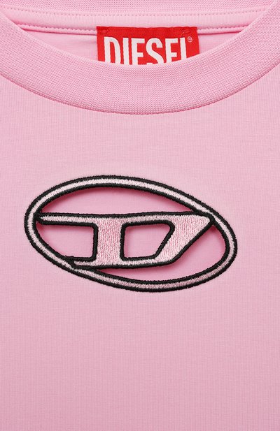 Хлопковая футболка DIESEL, арт. J01176/KYAUD, фото 3