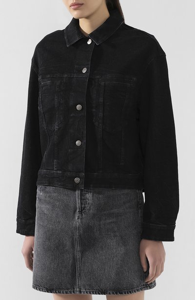 Джинсовая куртка STELLA MCCARTNEY черного цвета по цене 58900 руб., арт. 591394/SNH41, фото 3 Джинсовая куртка STELLA MCCARTNEY, арт. 591394/SNH41, фото 3