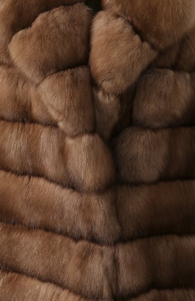 Жилет из меха соболя YVES SALOMON, арт. 20WYG38211ZICV, фото 5