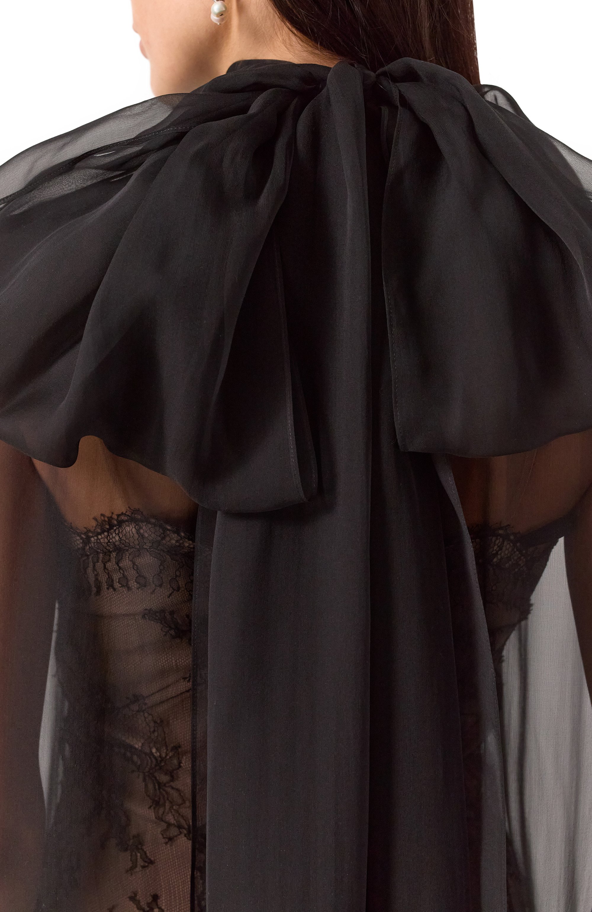 Шелковое платье VALENTINO, арт. 5B0VAEF02UP, фото 5