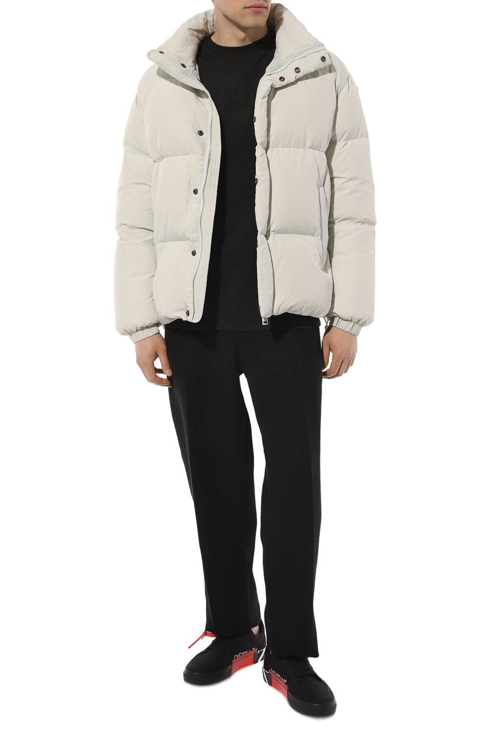 Текстильные кеды low vulcanized OFF-WHITE, арт. 0MIA085C99FAB0061001, фото 2