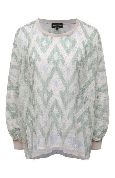Женская блузка из шелка и вискозы GIORGIO ARMANI, арт. 1SHCCZ13/TZ818