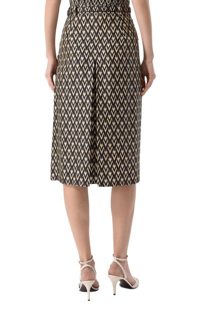 Шелковая юбка VALENTINO, арт. 6B3RACQ090R, фото 4