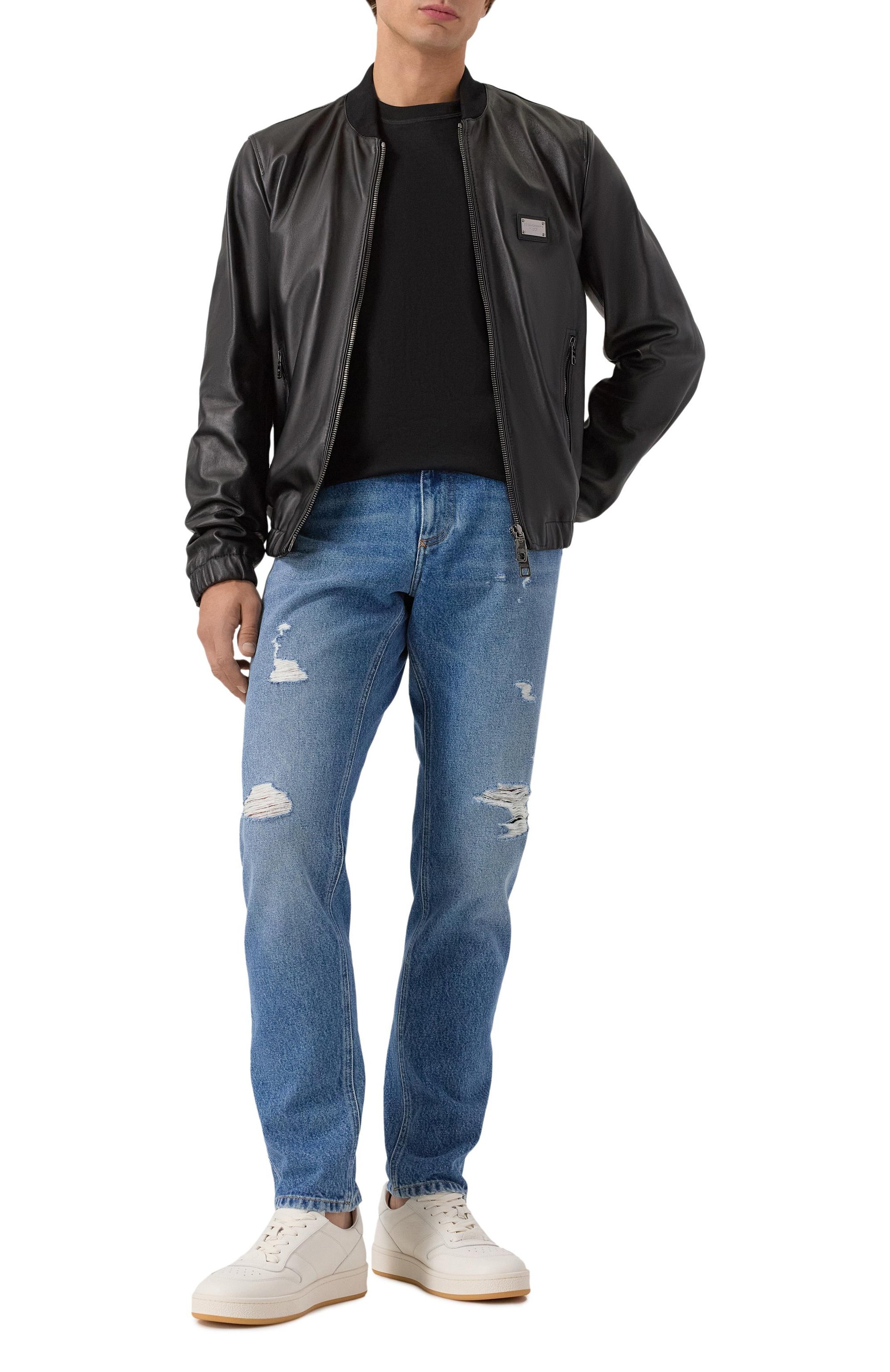 Хлопковый лонгслив DOLCE & GABBANA, арт. G8PV0T/FU7EQ, фото 2