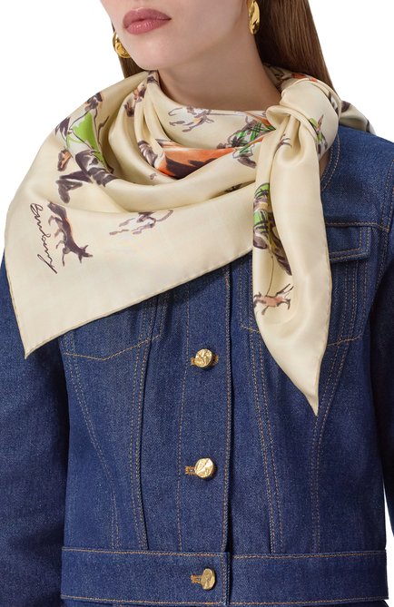 Женский шелковый платок BURBERRY, арт. 8113050
