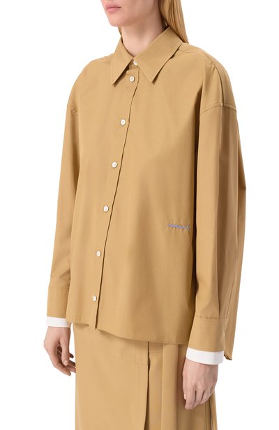 Хлопковая рубашка MARNI, арт. CAMA0613QS/UTC223, фото 3