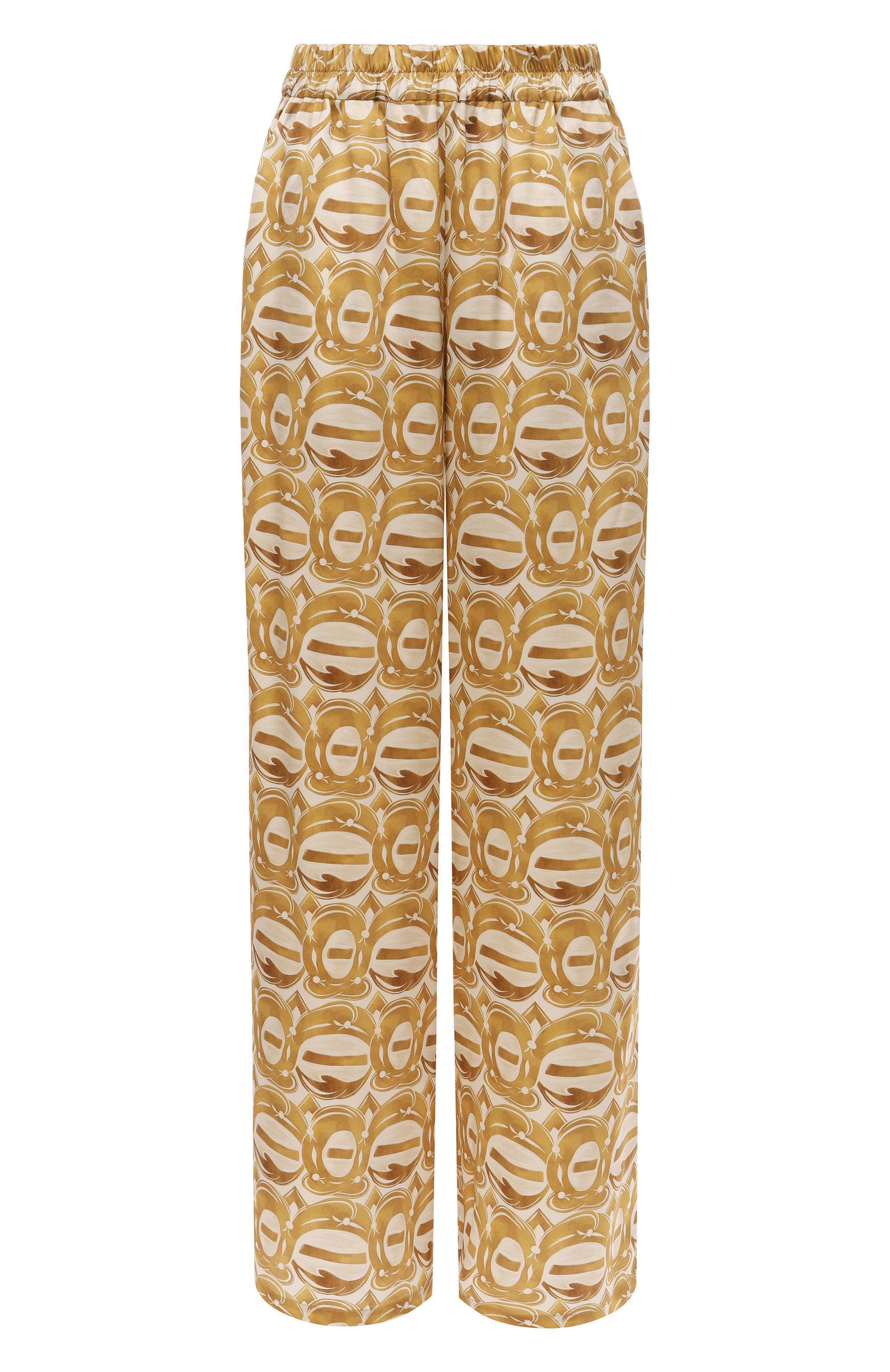 Шелковые брюки ХОХЛОМА Х АЛЕНА АХМАДУЛЛИНА, арт. WTP2116, фото 1