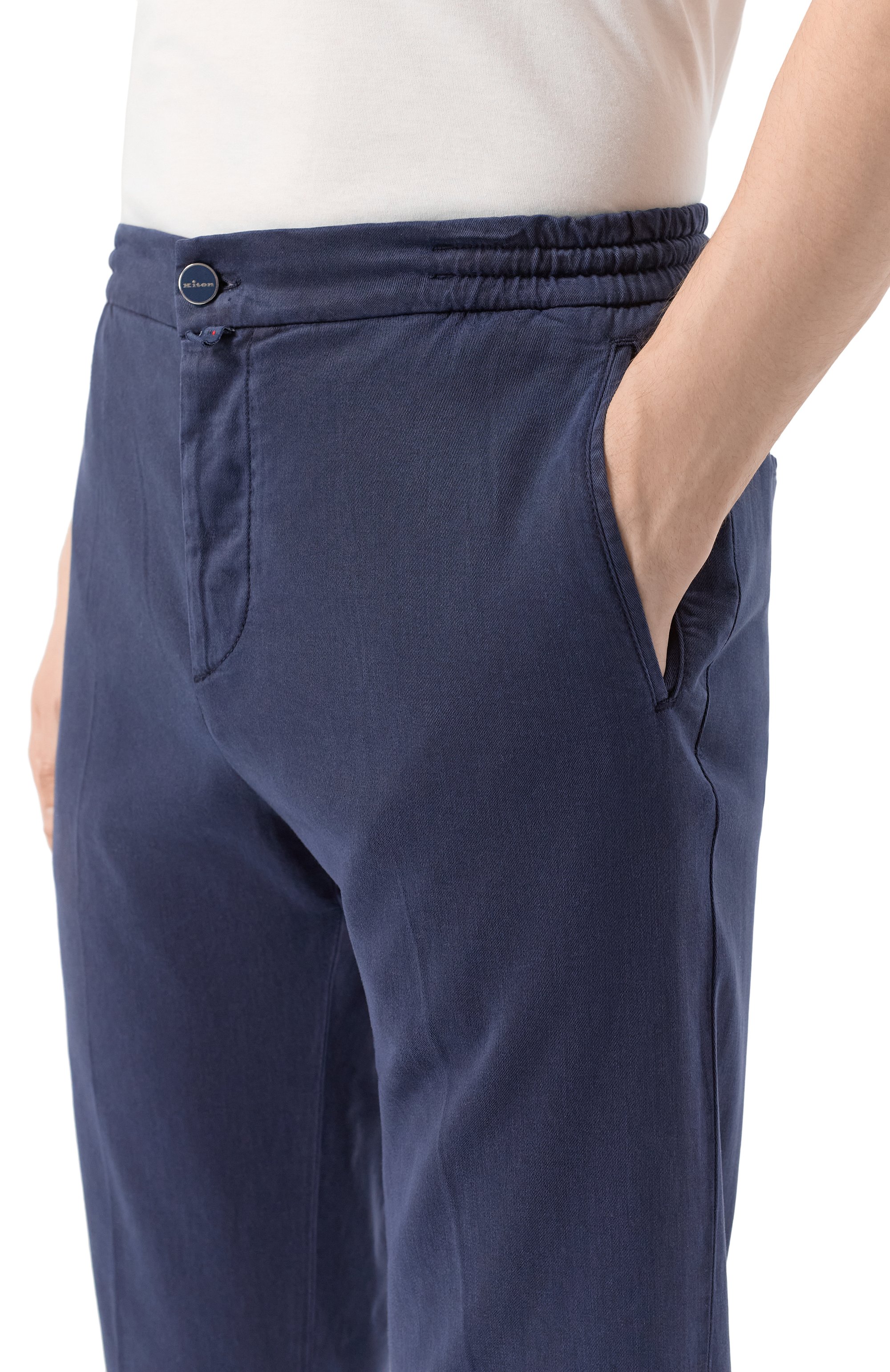 Брюки из лиоцелла KITON, арт. UPLACK0606F19, фото 5