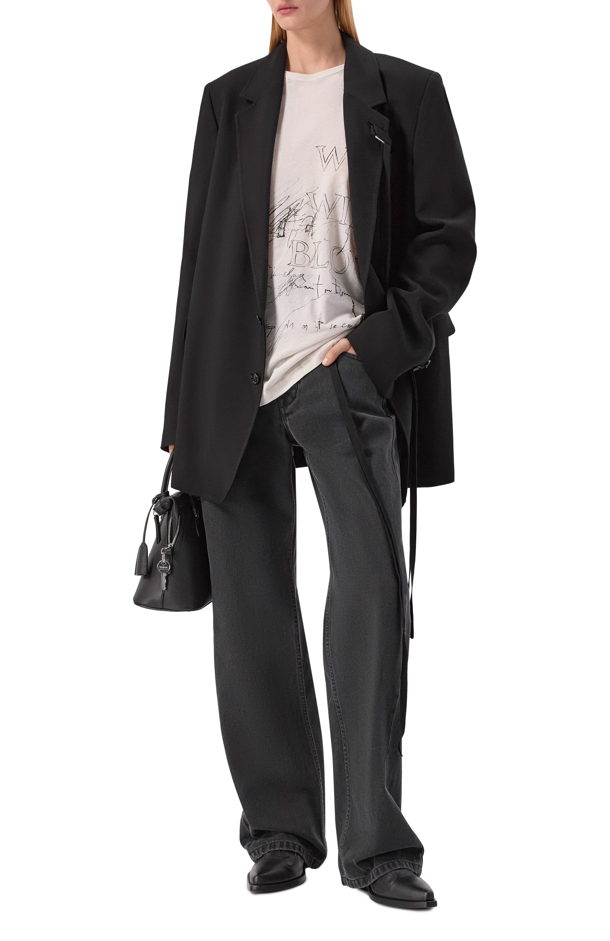 Хлопковая футболка ANN DEMEULEMEESTER, арт. B0013838/FA206, фото 2