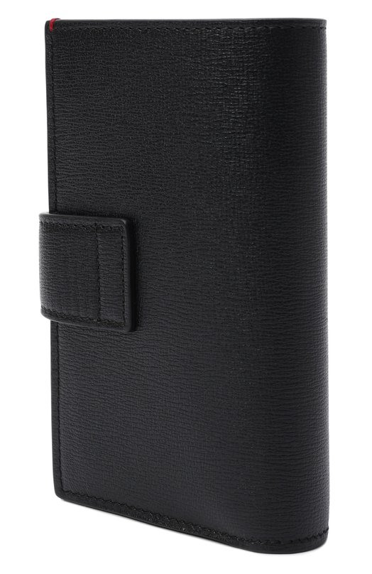 Кожаное портмоне Brunello Cucinelli MWRLBU439 Чёрный  MWRLBU439 Фото 2
