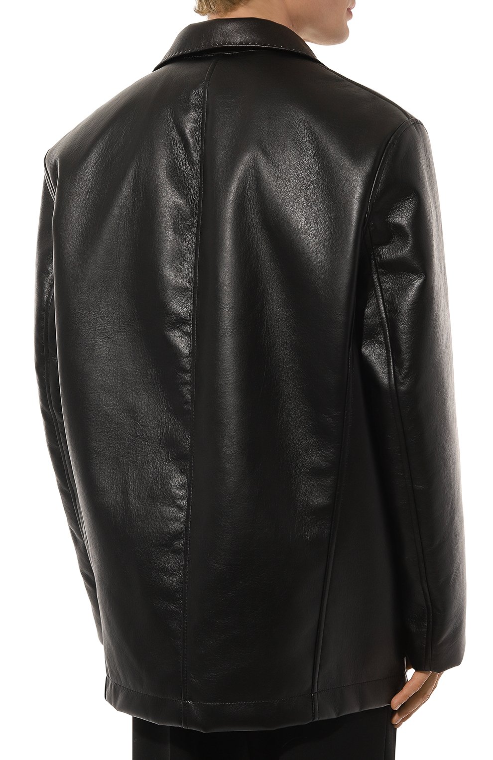 Кожаный пиджак WHO_AM, арт. MJ1-P243-LEATHER, фото 6