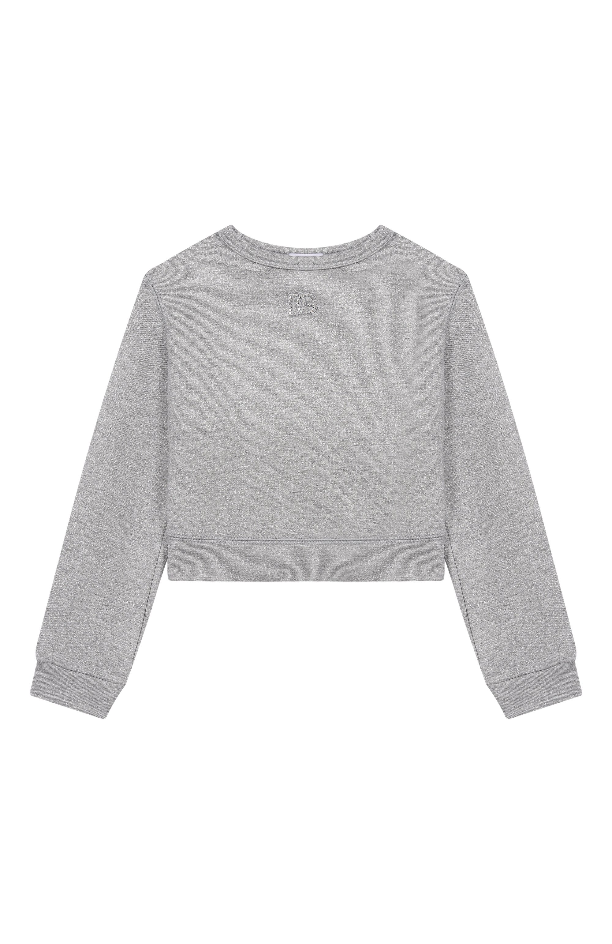 Свитшот из вискозы и хлопка DOLCE & GABBANA, арт. L5JWCI/HU7WD_001, фото 1