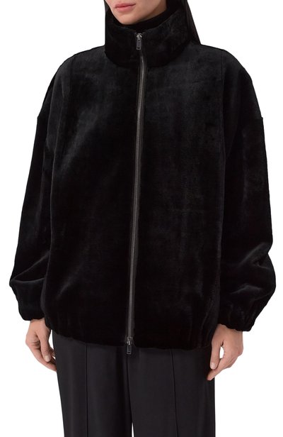 Бомбер из норки MVST черного цвета по цене 1685000 руб., арт. M041/MINK BLACK SHAVED, фото 3 Бомбер из норки MVST, арт. M041/MINK BLACK SHAVED, фото 3