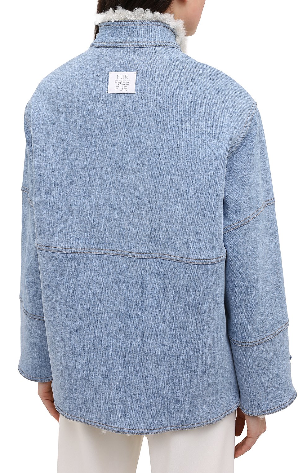 Джинсовая куртка STELLA MCCARTNEY синего цвета по цене 122000 руб., арт. 602141/S0H18, фото 4 Джинсовая куртка STELLA MCCARTNEY, арт. 602141/S0H18, фото 4