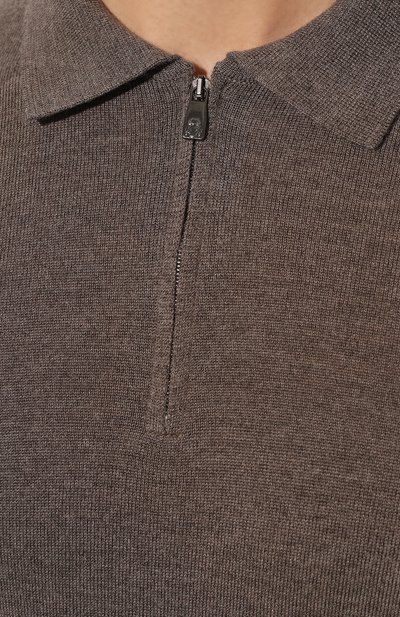 Шерстяное поло CORNELIANI, арт. 92M50F-3825100, фото 5