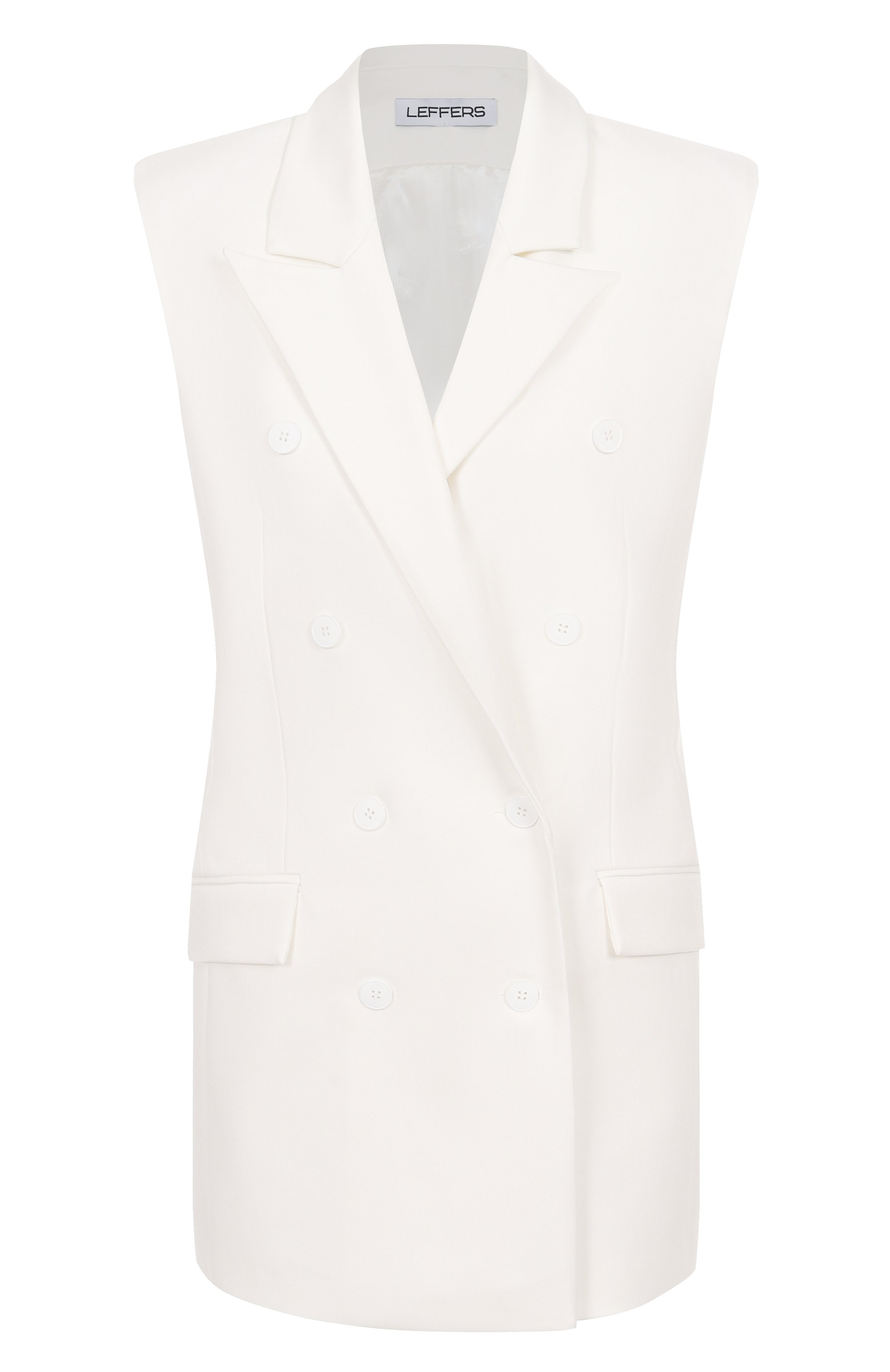 Жилет LEFFERS белого цвета по цене 67000 руб., арт. 7\1.52.29.1.02, фото 1 Жилет LEFFERS, арт. 7\1.52.29.1.02, фото 1