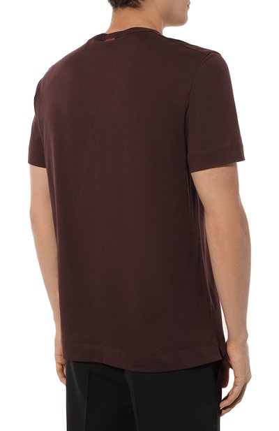 Хлопковая футболка ZEGNA, арт. UC360A6/C760, фото 4