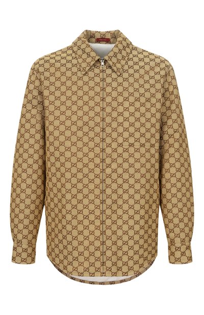 Мужская хлопковая куртка-рубашка GUCCI, арт. 794808/ZAF4S