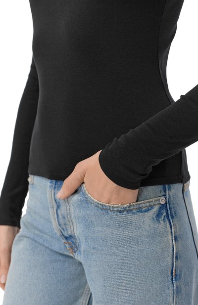 Лонгслив из шелка и хлопка 12 STOREEZ, арт. 135743, фото 5