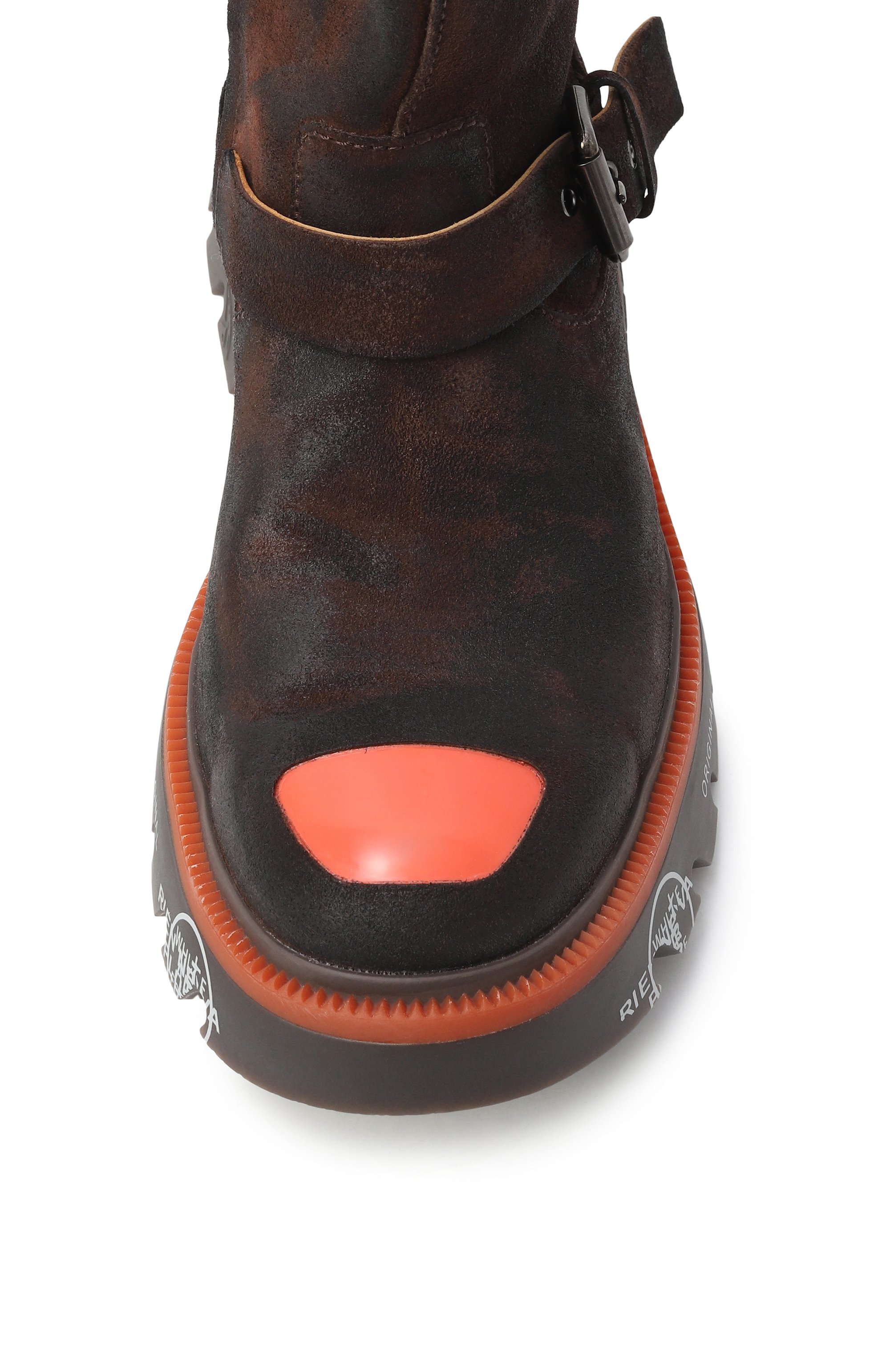 Замшевые ботинки camden PREMIATA темно-коричневого цвета по цене 38450 руб., арт. CAMDEN/VAR 467, фото 6 Замшевые ботинки camden PREMIATA, арт. CAMDEN/VAR 467, фото 6