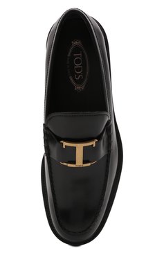 Му�жские кожаные лоферы TOD’S черного цвета, арт. XXM06H0ER60LYG | Фото 5 (Материал внутренний: Натуральная кожа; Стили: Классический; Нос: Не проставлено; Материал сплава: Проставлено; Материал внешний: Натуральная кожа; Длина стельки: 28,2, 27,8, 27,4, 30,3, 29,4, 29)