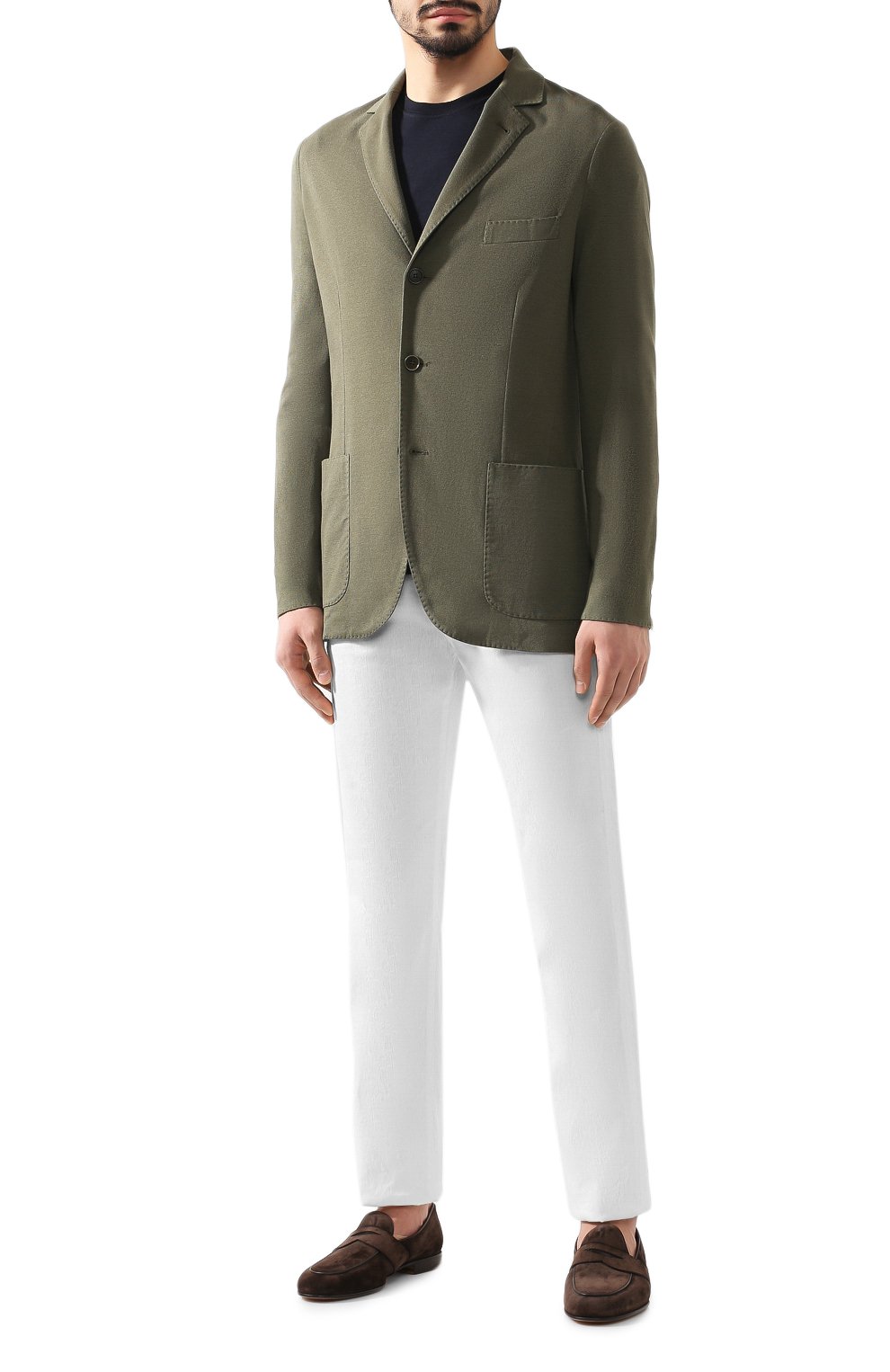 Пиджак из хлопка и шелка LORO PIANA, арт. FAE8388, фото 2