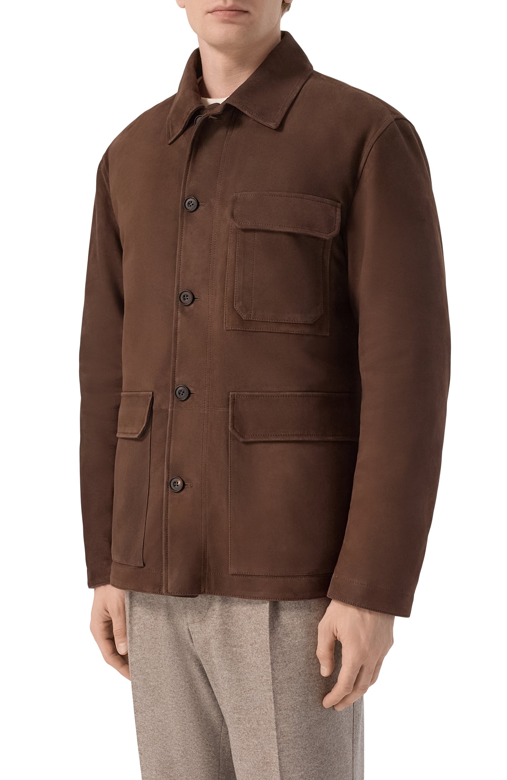 Замшевая куртка CORNELIANI, арт. 2825Q3/2A20215, фото 3
