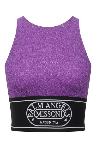 Женский топ palm angels x missoni PALM ANGELS, арт. PWV0007F21FAB0013701