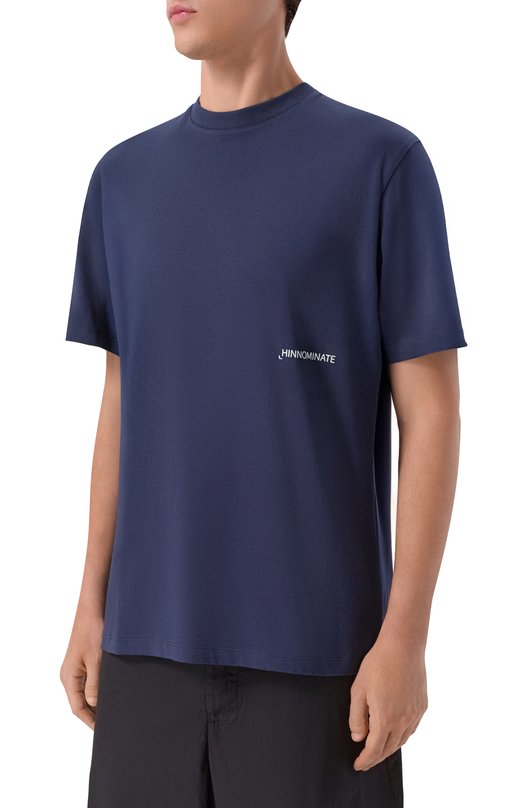 Хлопковая футболка HINNOMINATE HMABM01513 Синий  HMABM01513 Фото 3