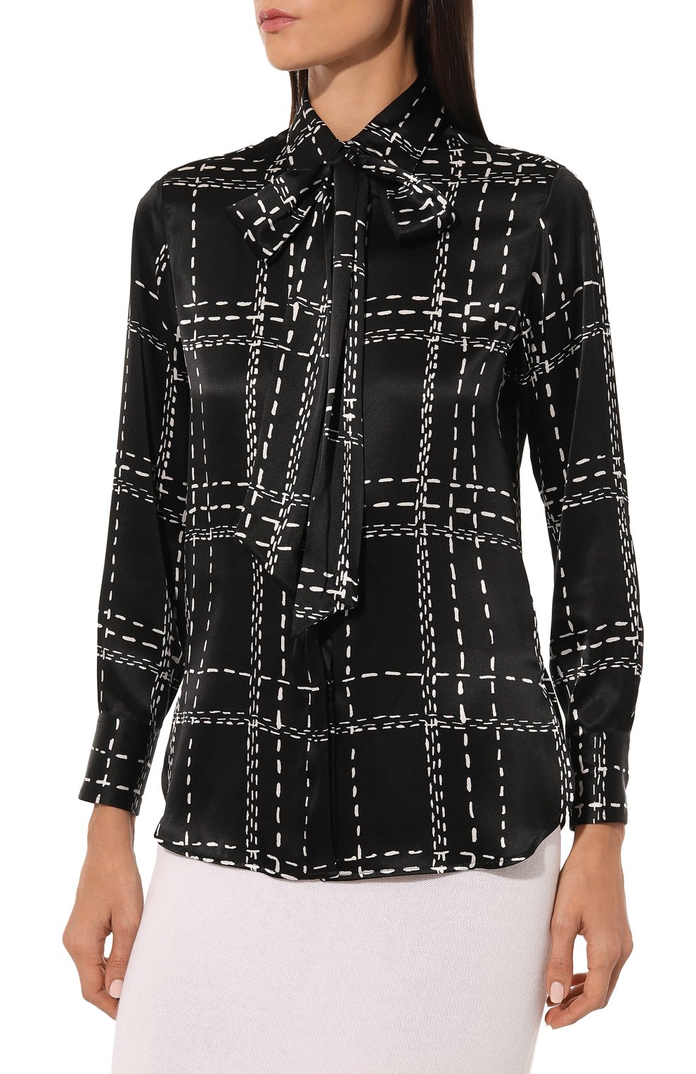 Шелковая блузка KITON, арт. D48407K0561E01, фото 3