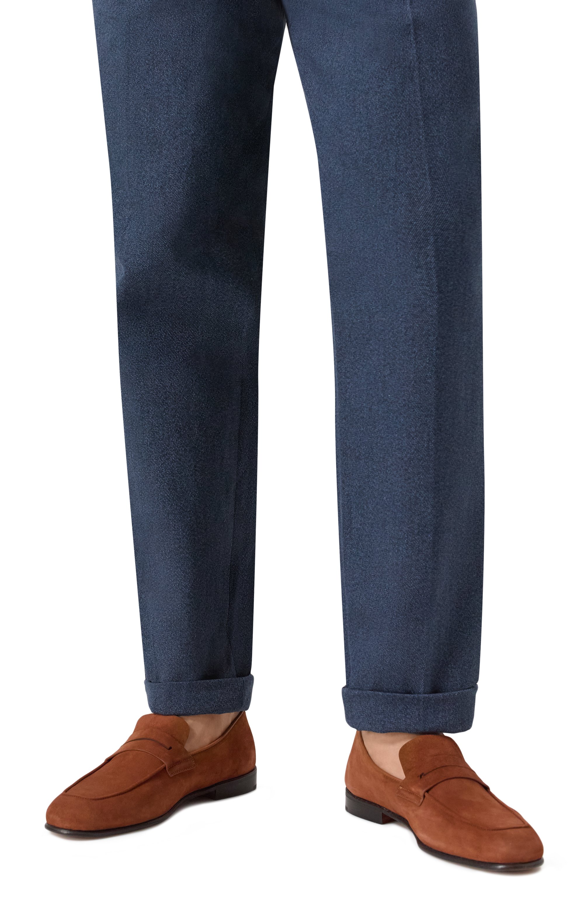 Замшевые пенни-лоферы ZILLI, арт. H0130AM1107VGRE03, фото 3